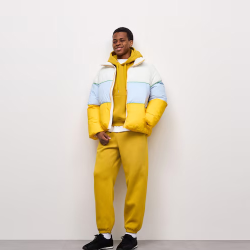 GU 지유 헤비웨이트 스웨트 조거 팬츠 47 YELLOW